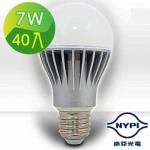 南亞光電 省電超人 節能LED燈泡7W 40入白光/黃光